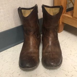 Frye brown leather boots